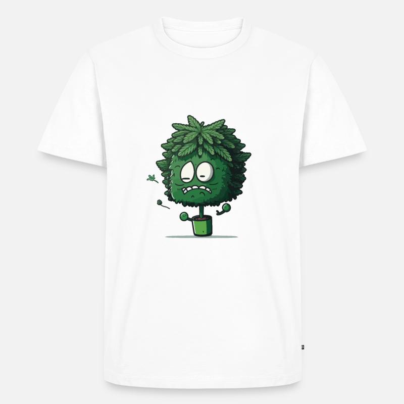 Bobs Blaze - Männer Premium Bio T-Shirt - Weiß