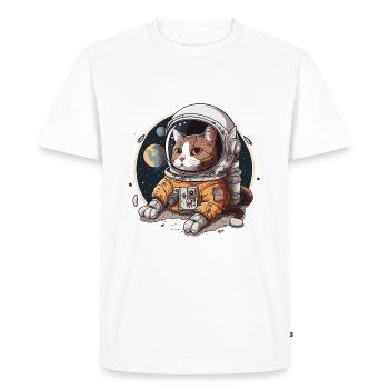 Cosmic Adventure - Men's Premium Organic T-Shirt - white - Front - Nico (187cm)