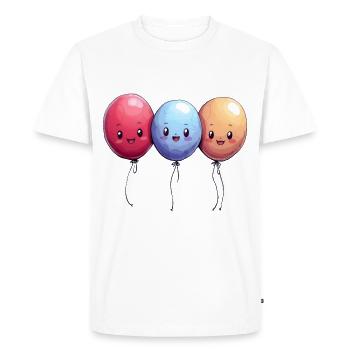 Balloons for children - Men's Premium Organic T-Shirt - white - Front - Nico (187cm)