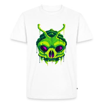 A Frightening Yugoloth Extraterrestrial Design - Men's Premium Organic T-Shirt - white - Front - Nico (187cm)