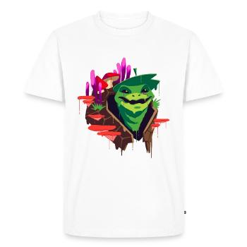 Un beau druide de Spore Circle Design - T-shirt Premium bio Homme - blanc - Devant - Nico (187cm)
