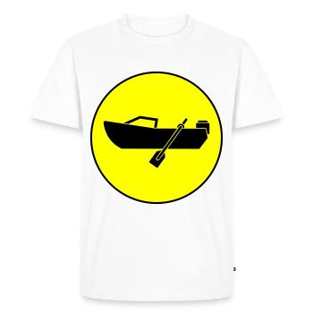 cercle d’icônes de démarrage - T-shirt Premium bio Homme - blanc - Devant - Nico (187cm)
