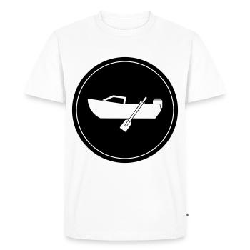 cercle d’icônes de démarrage - T-shirt Premium bio Homme - blanc - Devant - Nico (187cm)