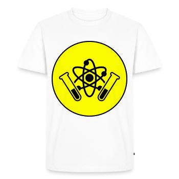 Symbole du tube à essai - T-shirt Premium bio Homme - blanc - Devant - Nico (187cm)