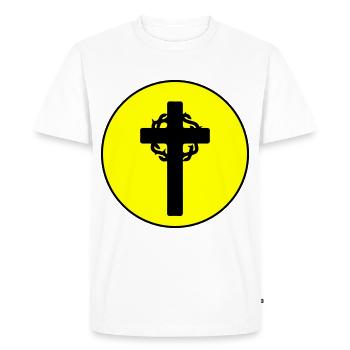 Crown of thorns - Men's Premium Organic T-Shirt - white - Front - Nico (187cm)