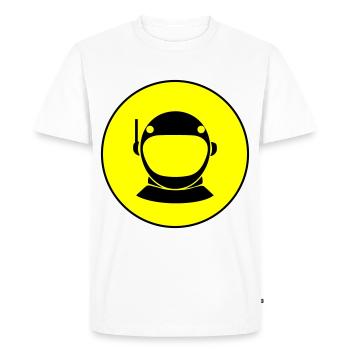 Astronaut icon icon - Men's Premium Organic T-Shirt - white - Front - Nico (187cm)