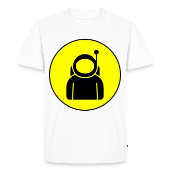 Astronaut icon icon - Men's Premium Organic T-Shirt - white - Front - Nico (187cm)