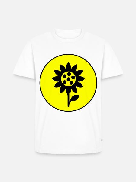Sunflower Icon Icon - Men's Premium Organic T-Shirt - white
