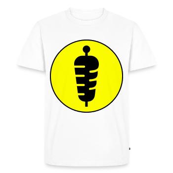 Sandwich icon icon - Men's Premium Organic T-Shirt - white - Front - Nico (187cm)