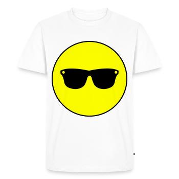 Sunglasses icon icon - Men's Premium Organic T-Shirt - white - Front - Nico (187cm)