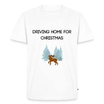 Christmas - Men's Premium Organic T-Shirt - white - Front - Nico (187cm)