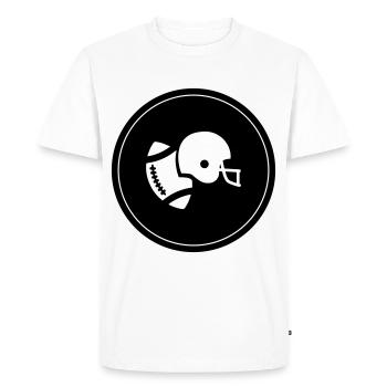 Icône du football - T-shirt Premium bio Homme - blanc - Devant - Nico (187cm)