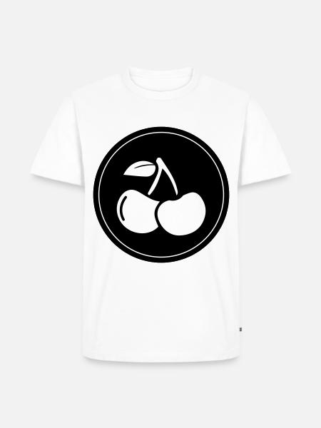 Cherry fruit - Men's Premium Organic T-Shirt - white