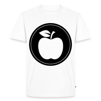 Symbole Apple - T-shirt Premium bio Homme - blanc - Devant - Nico (187cm)