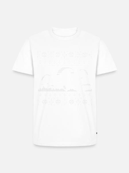 Paraglider Knitting Pattern - Men's Premium Organic T-Shirt -