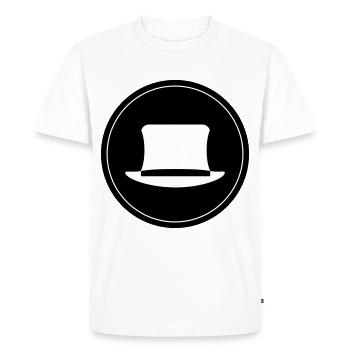Groom Cylinder Circle - Men's Premium Organic T-Shirt - white - Front - Nico (187cm)