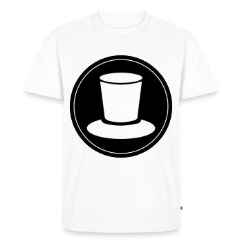 Cylinder Groom Circle - Men's Premium Organic T-Shirt - white - Front - Nico (187cm)