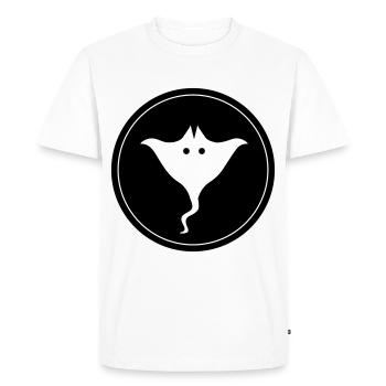 Cercle de symboles Seeigelicon - T-shirt Premium bio Homme - blanc - Devant - Nico (187cm)