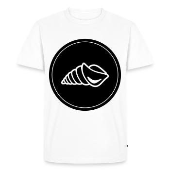 Cercle d’escargot de moule - T-shirt Premium bio Homme - blanc - Devant - Nico (187cm)