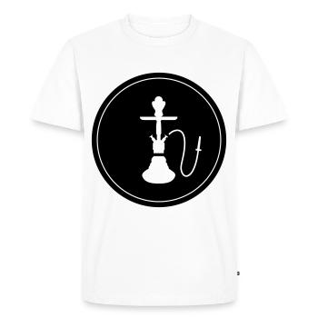 Bong Fumer - T-shirt Premium bio Homme - blanc - Devant - Nico (187cm)