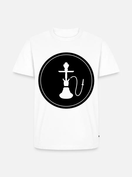 Bong Smoking - Men's Premium Organic T-Shirt - white