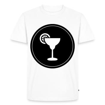 Tequila Drink - Men's Premium Organic T-Shirt - white - Front - Nico (187cm)