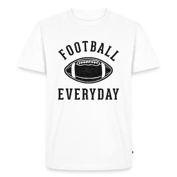Football américain tous les jours Cadeau de devis - T-shirt Premium bio Homme - blanc - Devant - Nico (187cm)