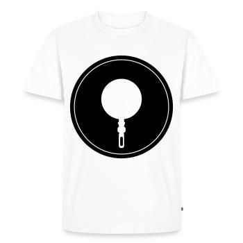 Pan Kitchen Chef - Men's Premium Organic T-Shirt - white - Front - Nico (187cm)