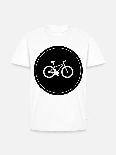 Bicycle Cycling - Men's Premium Organic T-Shirt - white