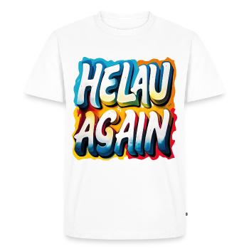 Helau Again Carnaval Carnaval - T-shirt Premium bio Homme - blanc - Devant - Nico (187cm)