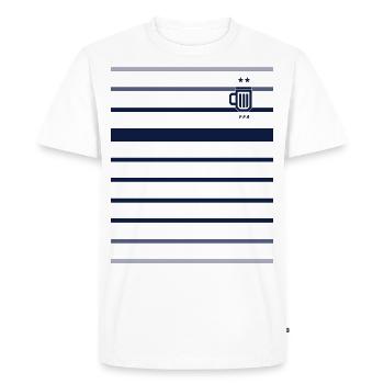 FFA Bière 2 étoiles - T-shirt Premium bio Homme - blanc - Devant - Nico (187cm)