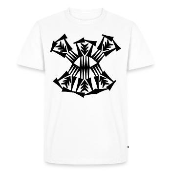 Nouvelle mode - T-shirt Premium bio Homme - blanc - Devant - Nico (187cm)