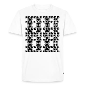 Nouveau style - T-shirt Premium bio Homme - blanc - Devant - Nico (187cm)