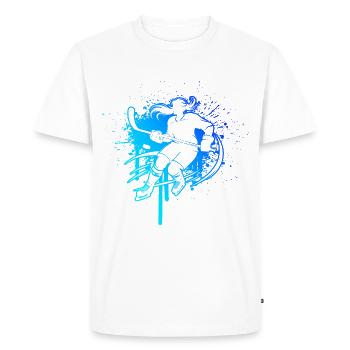 Hockey Hockey Play Hockey Players - Men's Premium Organic T-Shirt - white - Front - Nico (187cm)