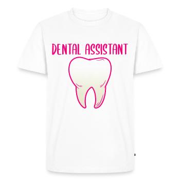 Dentist Dental Assistant Practice Teeth I Gift - Men's Premium Organic T-Shirt - white - Front - Nico (187cm)