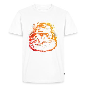 Plongeur Homme Plongeur Plongeur Femme Plongeur Plongeur - T-shirt Premium bio Homme - blanc - Devant - Nico (187cm)