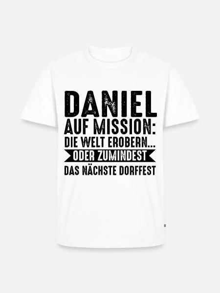 First name Daniel - Men's Premium Organic T-Shirt - 
