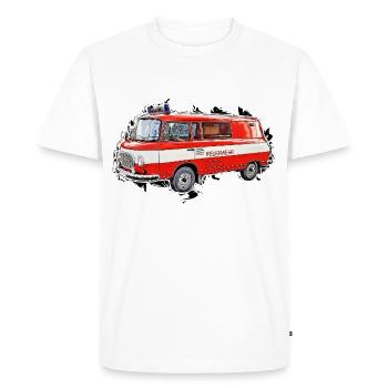 B1000 FFW - Männer Premium Bio T-Shirt - Weiß - Vorne - Nico (187cm)