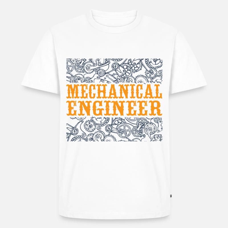 Mechanics Engineer Mechanical Engineering - Men's Premium Organic T-Shirt - white