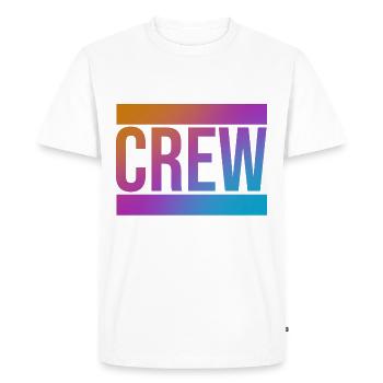 Crew - Men's Premium Organic T-Shirt - white - Front - Nico (187cm)