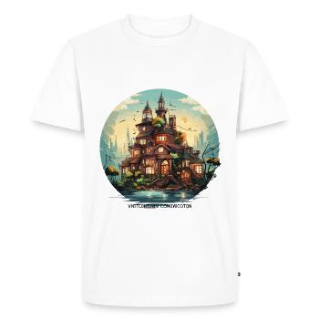 The Urban Chronicles - Men's Premium Organic T-Shirt - white - Front - Nico (187cm)