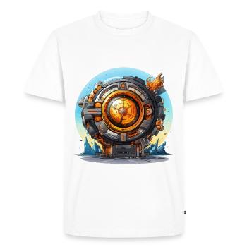 Chronicles of Time - Men's Premium Organic T-Shirt - white - Front - Nico (187cm)