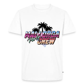 Mallorca Party Crew - T-shirt Premium bio Homme - blanc - Devant - Nico (187cm)