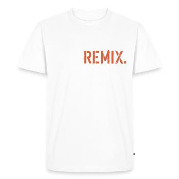 The Remix - T-shirt Premium bio Homme - blanc - Devant - Nico (187cm)