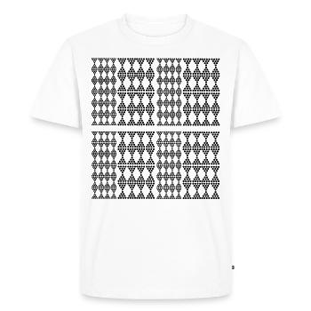 Jamais vu - T-shirt Premium bio Homme - blanc - Devant - Nico (187cm)