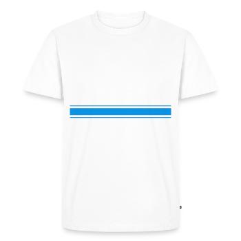 Picole municipale 👮 - T-shirt Premium bio Homme - blanc - Devant - Nico (187cm)
