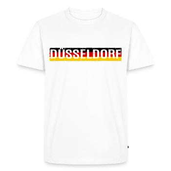 DÜSSELDORF DÜSSELDORFER RUHRGEBIET RUHRPOTT - T-shirt Premium bio Homme - blanc - Devant - Nico (187cm)