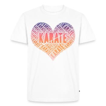 Karaté Arts Martiaux Arts Martiaux - T-shirt Premium bio Homme - blanc - Devant - Nico (187cm)