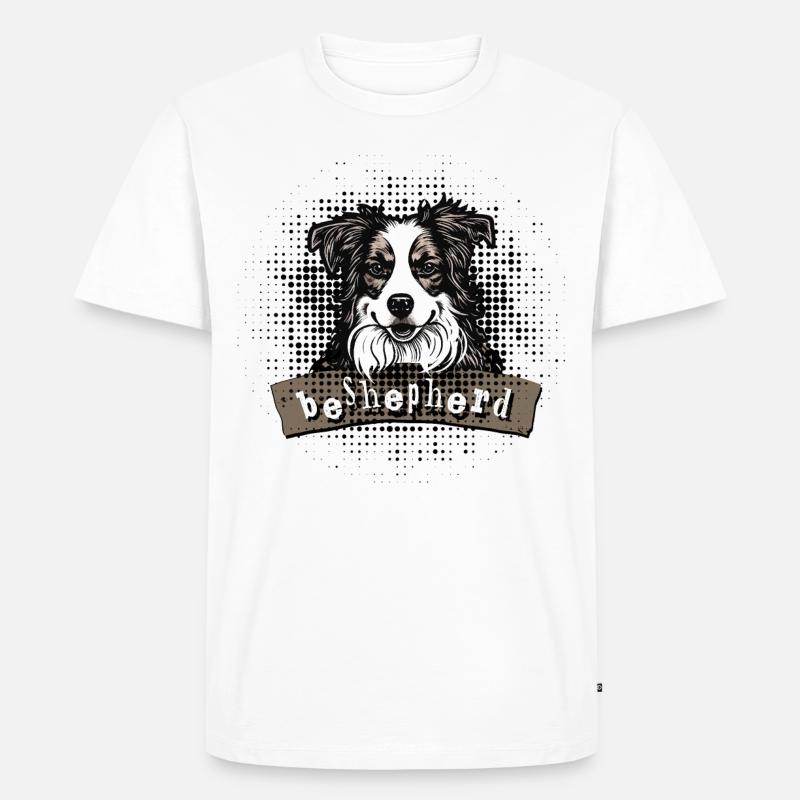 beshepherd - Männer Premium Bio T-Shirt - Weiß