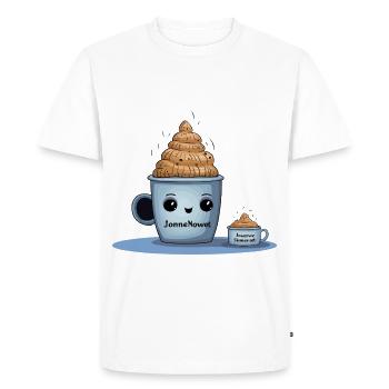 La Coupe des Introvertis - T-shirt Premium bio Homme - blanc - Devant - Nico (187cm)